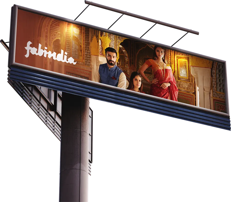 Fabindia hoarding delivered by Astra Sign