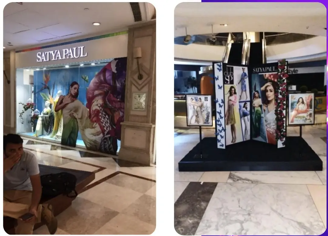 Satya Paul — Retail signage